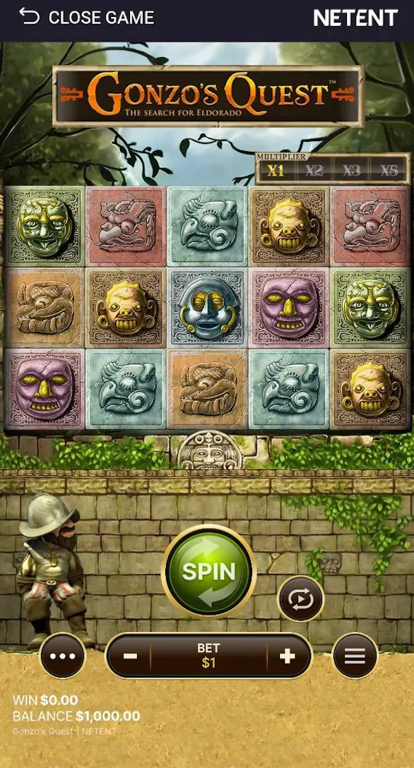 Gonzo's Quest mob 7